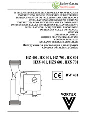 Vortex HZS 401 Instructions De Mise En Service Et D'entretien
