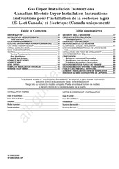 Maytag BRAVOS XL MGDB700BW Instructions Pour L'installation