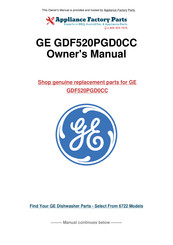 GE GDF530 Série Manuel D'utilisation