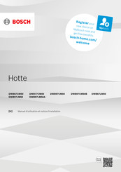 Bosch DWB97CM50 Manuel D'utilisation Et Notice D'installation