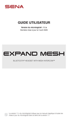 Sena EXPAND MESH Guide Utilisateur