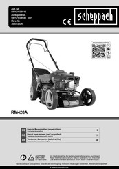 Scheppach 591121039942 Traduction Des Instructions D'origine