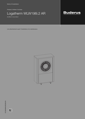 Buderus WLW196i.2 AR IDU iE Notice D'installation