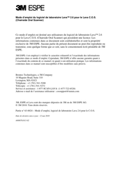 3M ESPE Lava C.O.S Mode D'emploi