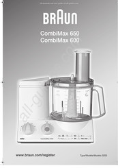 Braun CombiMax 650 Mode D'emploi
