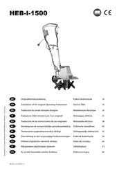 IKRA HEB-I-1500 Traduction Du Mode D'emploi D'origine