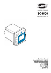 Hach SC4500 Manuel D'utilisation Simplifié