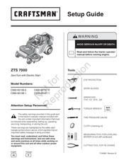 Craftsman ZTS 7000 Guide De Configuration