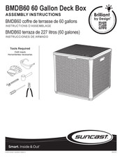 Suncast BMDB60 Instructions D'assemblage