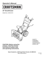Craftsman C459-52101 Manuel De L'opérateur