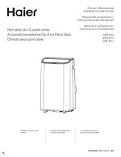 Haier QPCA12 Manuel D'utilisation Et Instructions D'installation