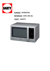 Whirlpool MWD 208 Mode D'emploi