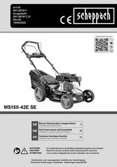 Scheppach MS150-42E Traduction Des Instructions D'origine