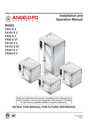 Angelo Po FX101 E 2 Manuel D'installation Et D'utilisation