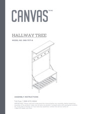 Canvas HALLWAY TREE 068-7571-8 Instructions De Montage