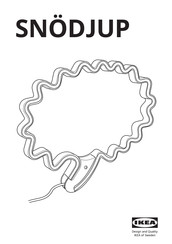 IKEA SNODJUP Manuel D'instructions
