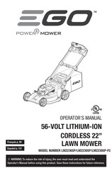Ego Power+ LM2236SP Manuel D'utilisation
