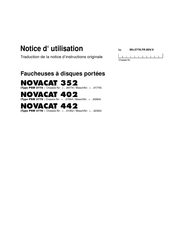 Pottinger NOVACAT 442 Notice D'utilisation