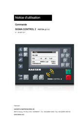 KAESER 901897 02 F Notice D'utilisation