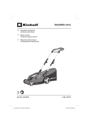 Einhell RASARRO 36/42 Mode D'emploi