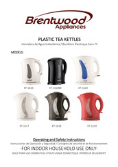 Brentwood Appliances KT-1610 Consignes D'utilisation Et De Sécurité
