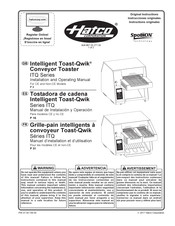 Hatco Toast-Qwik ITQ Série Instructions Originales