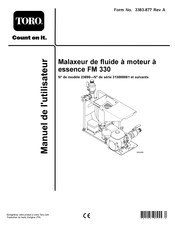 Toro FM 330 Manuel De L'utilisateur