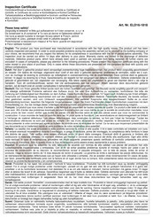 Palmako ELD16-1818 Instructions D'assemblage Et D'installation
