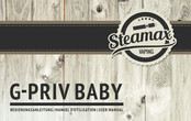 STEAMAX G-PRIV BABY Manuel D'utilisation