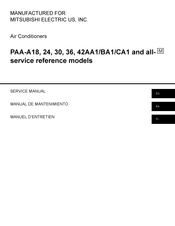 Mitsubishi Electric PAA-A36BA1 Manuel D'entretien