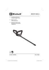 EINHELL 3410933 Mode D'emploi