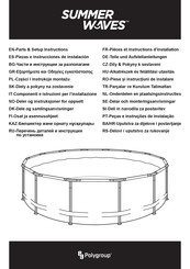 Polygroup SUMMER WAVES Instructions D'installation