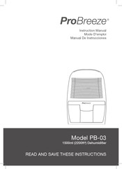 Probreeze PB-03 Mode D'emploi