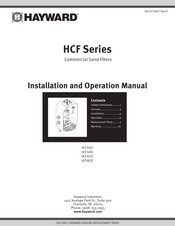 Hayward HCF Serie Manuel D'installation Et D'utilisation
