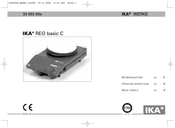 IKA REO basic C Mode D'emploi