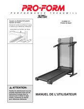 Pro-Form PETL32570 Manuel De L'utilisateur