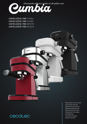 cecotec Cumbia CAFELIZZIA 790 BLACK Manuel D'instructions