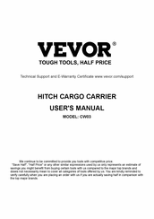 Vevor CW03 Mode D'emploi