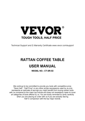 VEVOR CT-SR-02 Mode D'emploi