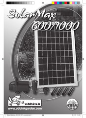 ubbink SolarMax 1000 Mode D'emploi