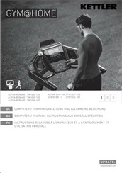 Kettler TM1036-100 Instructions Relatives À L'installation, L'utilisation Et La Maintenance