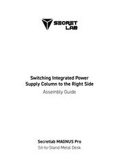 Secret Lab MAGNUS Pro Instructions D'assemblage