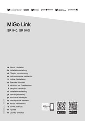 Saunier Duval MiGo Link SR 940f Notice D'installation