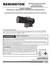 Remington REM-40-GFA-B Mode D'emploi
