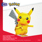 Mega POKEMON BUILD & SHOW PIKACHU EVOLUTION TRIO Mode D'emploi