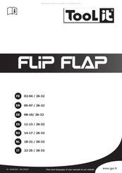 GYS Tool it FLIP FLAP Mode D'emploi
