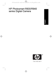 HP Photosmart R840 Série Mode D'emploi