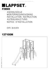 LAPPSET Finno 137556M Notice D'installation