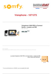 Somfy V 500 PRO io Connect Guide D'installation