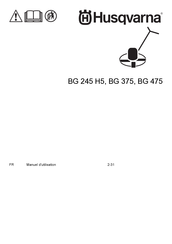 Husqvarna BG 475 Manuel D'utilisation
